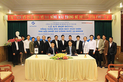 Xi măng Xuân Thành đầu tư xây dựng nhà máy phát điện nhiệt dư tại Hà Nam