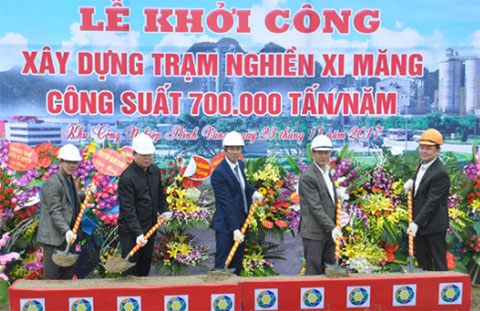 Hà Giang: Khởi công xây dựng Trạm nghiền xi măng công suất 700.000 tấn/năm