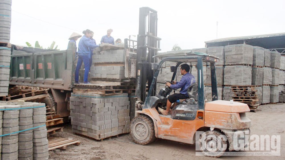 Bắc Giang: Thị trường gạch không nung ảm đạm, khó tìm đầu ra