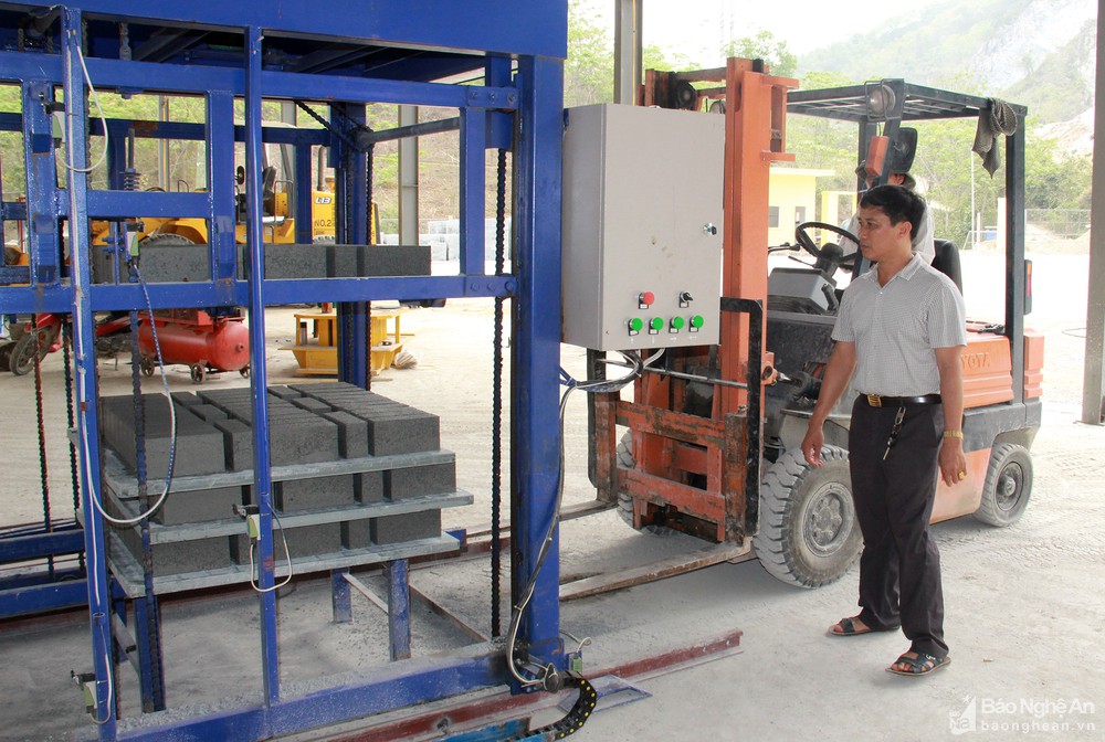 Nghệ An: Nhiều nhà máy sản xuất gạch không nung không tìm được đầu ra