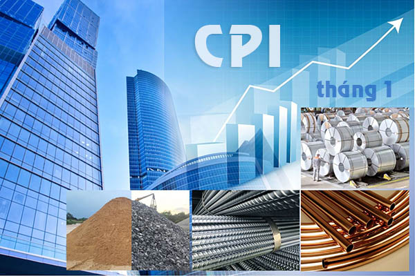 Tháng 1: CPI nhóm nhà ở và vật liệu xây dựng tăng 0,56%
