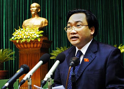 Phó Thủ Tướng Hoàng Trung Hải làm việc với Tổng Cty Vicem Việt Nam