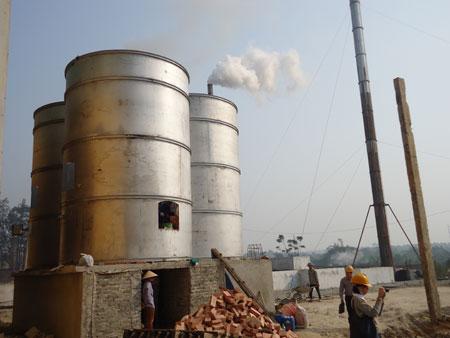 Xử lý SO2 trong khí thải lò đốt công nghiệp bằng phương pháp bán khô