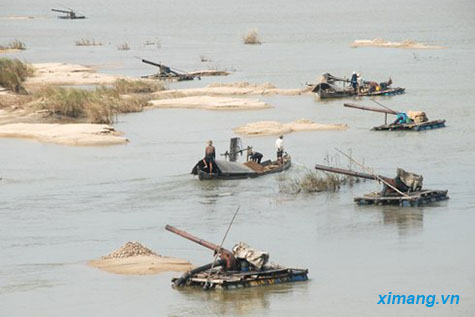 Quảng Ngãi: Phê duyệt tiền cấp quyền khai thác cát khu vực sông Trà Khúc làm VLXD thông thường 