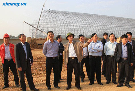 Thanh Hóa: Kiểm tra tiến độ xây dựng nhà máy Xi măng Long Sơn