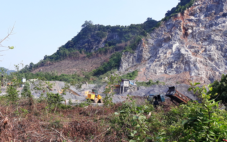 Quảng Bình: Hạn chế tác động xấu đến môi trường khi khai thác khoáng sản làm vật liệu xây dựng