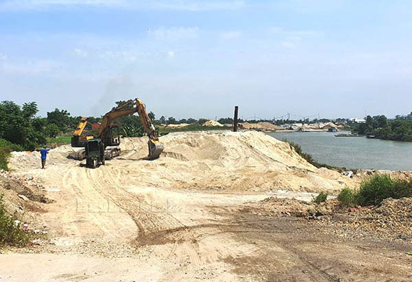 Bắc Ninh: Không buông lỏng quản lý khai thác, tập kết cát, sỏi lòng sông