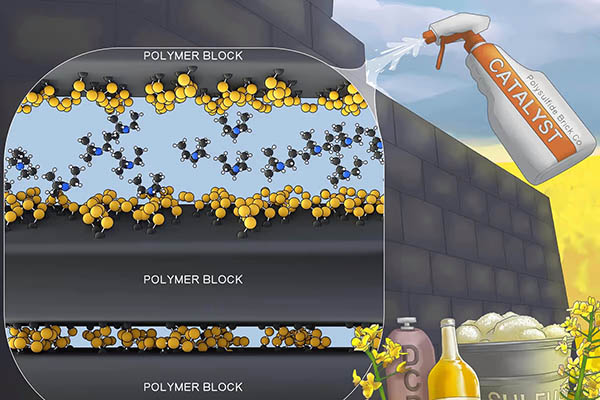 Sử dựng chất thải công nghiệp sản xuất gạch polyme có khả năng tựu kết dính