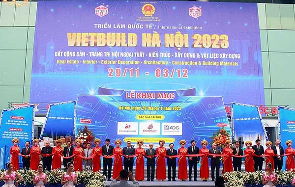 Triển lãm Quốc tế Vietbuild Hà Nội 2023 lần thứ 3 chính thức khai mạc